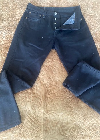 Levis Koyu Lacivert Yuksek Bel Denim Jean