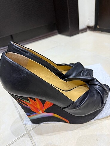 Nine West Nine west dolgu topuk ayakkabı