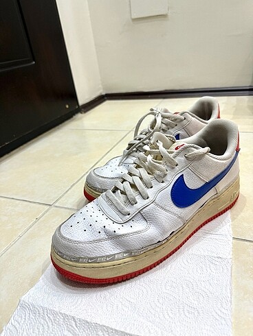 tek ebat Beden beyaz Renk Orijinal Nike Air Force 1