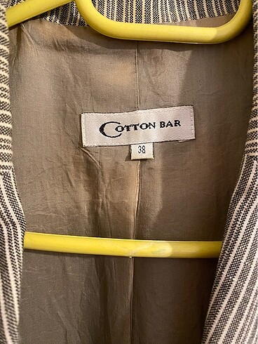 38 Beden Çizgili blazer ceket