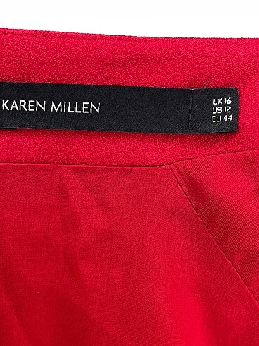 44 Beden kırmızı Renk Karen Millen Kısa Elbise %70 İndirimli.