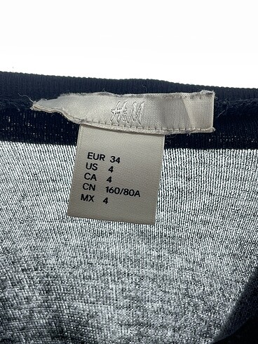 34 Beden siyah Renk H&M Kısa Elbise %70 İndirimli.
