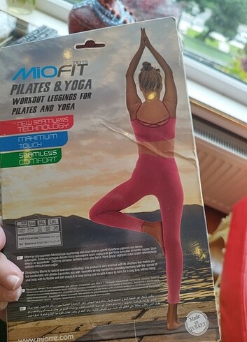 Miorre Pilates yoga taytı rose renk 