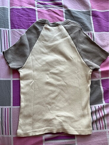 xs Beden Pull and Bear yıldızlı crop