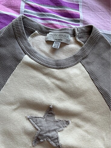 Pull and Bear Pull and Bear yıldızlı crop