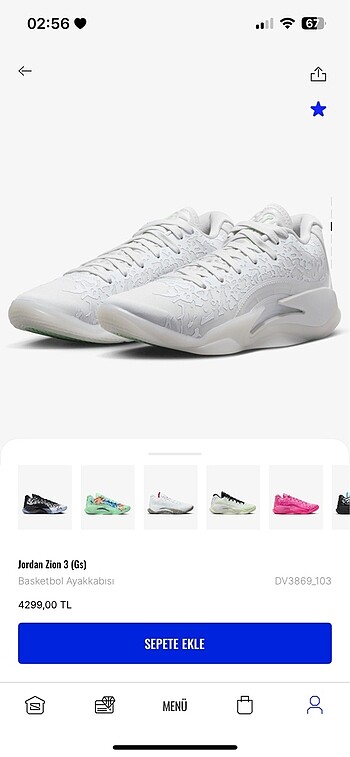 nike jordon zion 3
