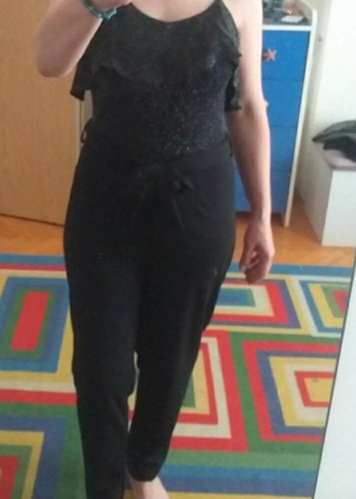 Siyah tulum  - Görsel 4