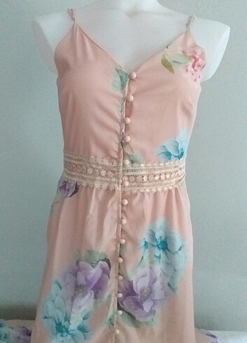 Desenli elbise - Görsel 2