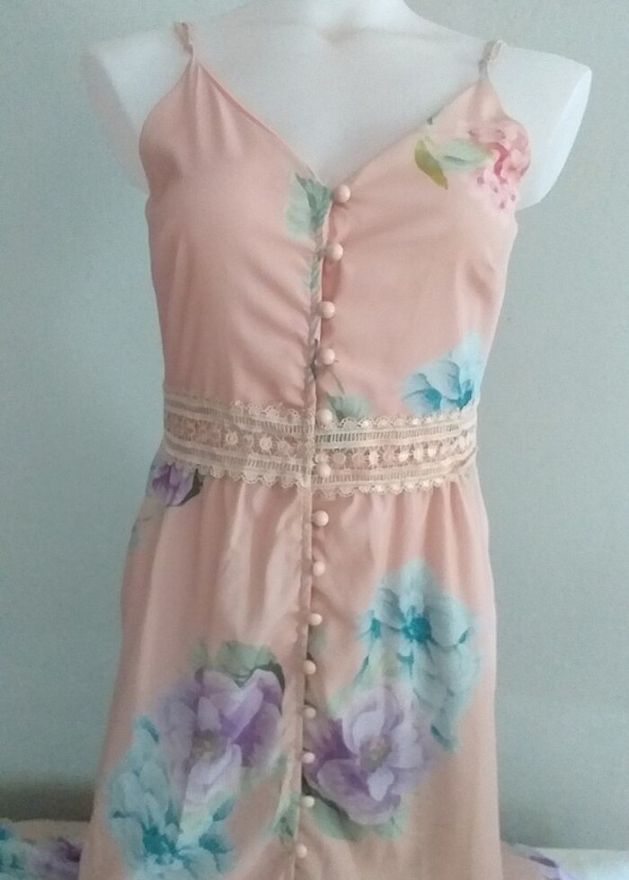 Desenli elbise - Görsel 2