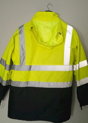 Erkek Sarı Reflektörlü mont - Görsel 7