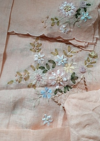 kurdele işi salon takımı - Görsel 13