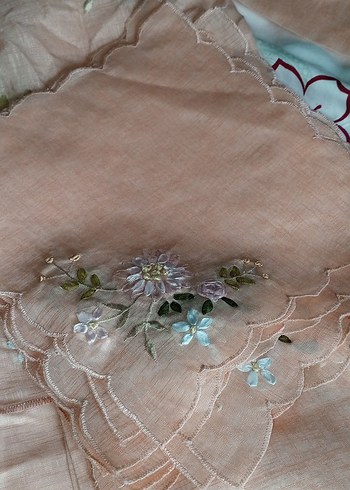 kurdele işi salon takımı - Görsel 6