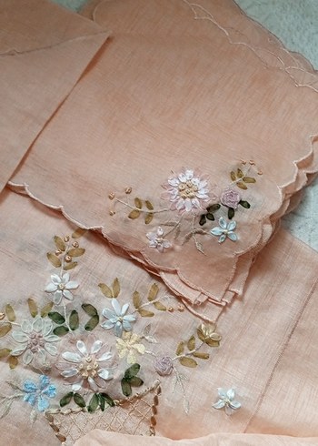 kurdele işi salon takımı - Görsel 4