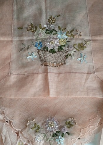 kurdele işi salon takımı - Görsel 12