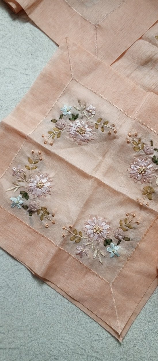 kurdele işi salon takımı - Görsel 3