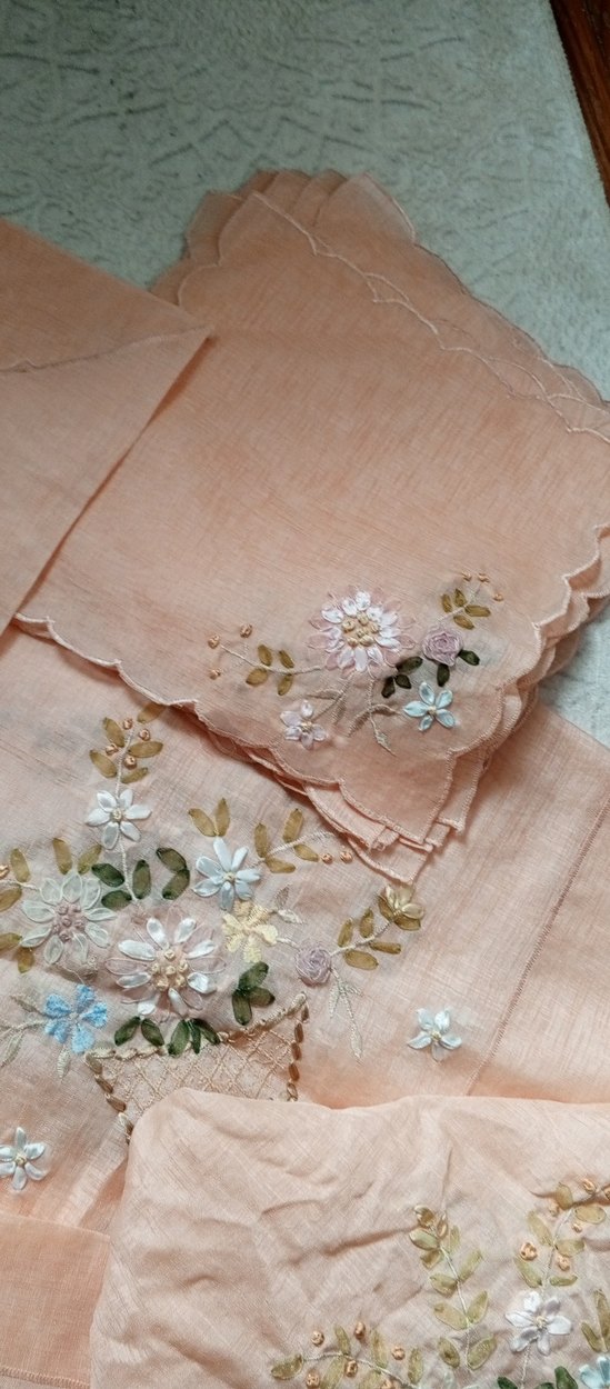 kurdele işi salon takımı - Görsel 4