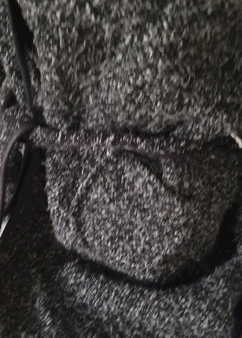 Gri Kuşaklı Yünlü Kabanı - Görsel 3