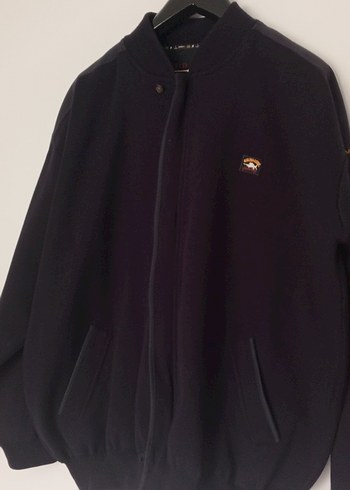 Erkek Siyah Uzun Kollu Fermuarlı Ceket - Görsel 2