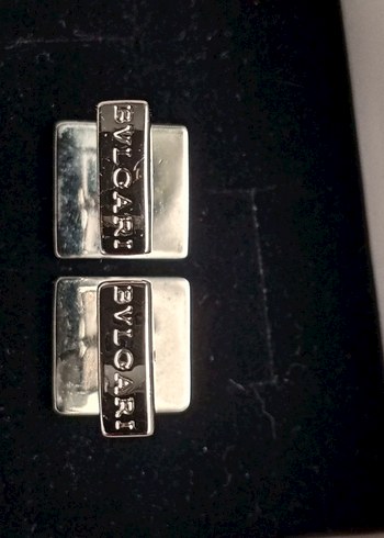 Siyah Kare Erkek Kol Düğmesi - Görsel 4