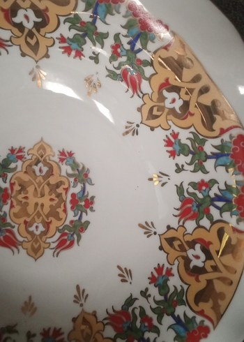 Nakışlı Çok Renkli Tabak - Görsel 5