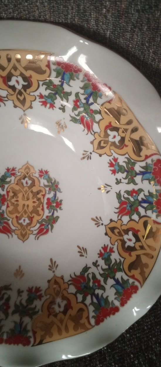 Nakışlı Çok Renkli Tabak - Görsel 5