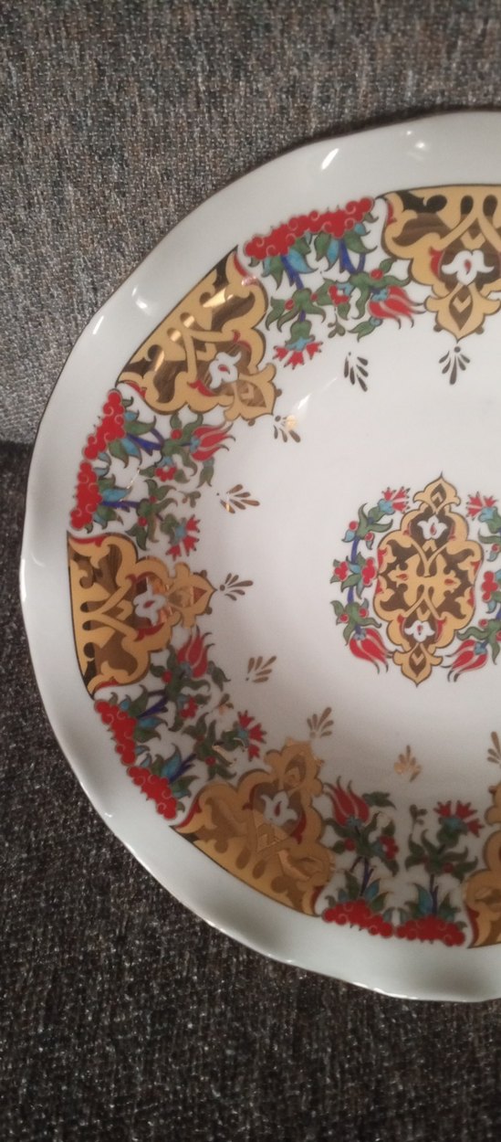 Nakışlı Çok Renkli Tabak - Görsel 3