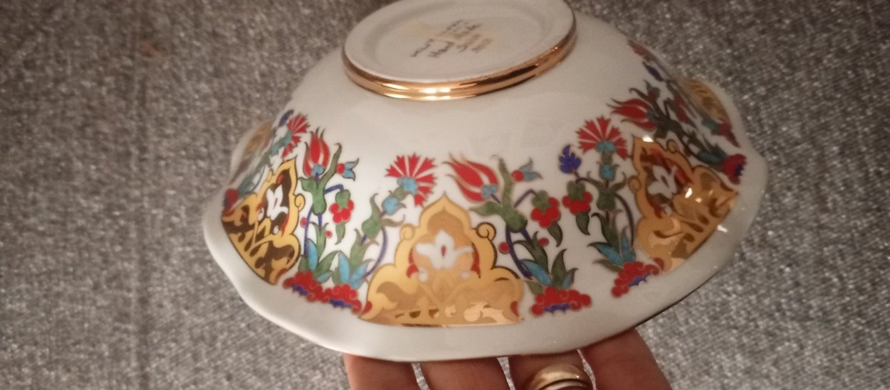 Nakışlı Çok Renkli Tabak - Görsel 4