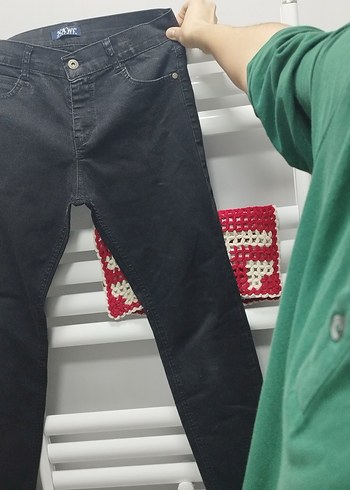 Siyah Kot Pantolon - Görsel 3