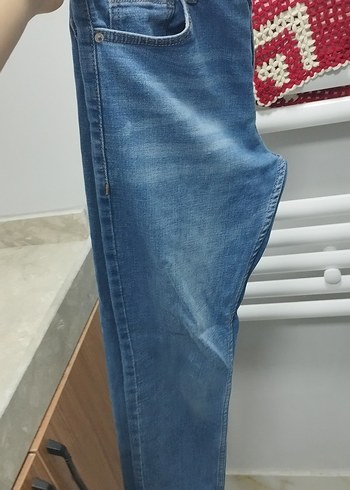 Erkek Mavi Dar Kesim Jean - Görsel 3