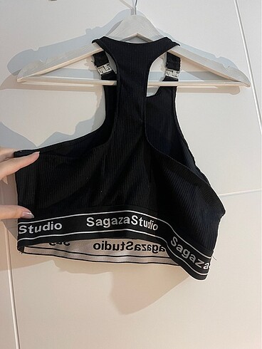 Sagaza Madrid Sagaza marka siyah crop