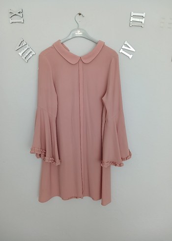 Pembe Mini Renkli Modern Klasik Tunik