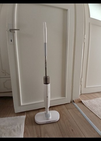 Beyaz Kablosuz Dik Elektrikli Süpürge