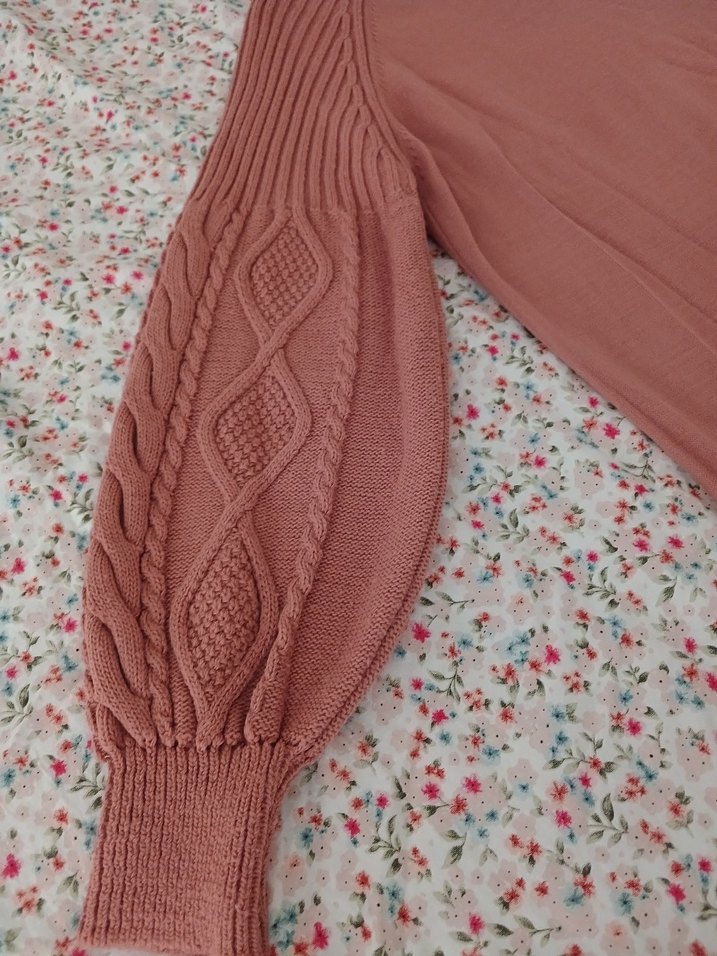 Uzun Kollu Triko tunik - Görsel 2