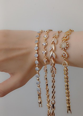 Çelik Altın Kaplama Bileklikler - Görsel 5