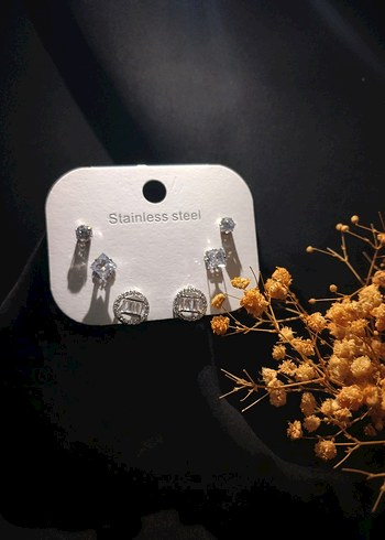 çelik küpeler - Görsel 2