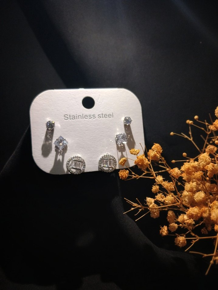 çelik küpeler - Görsel 2