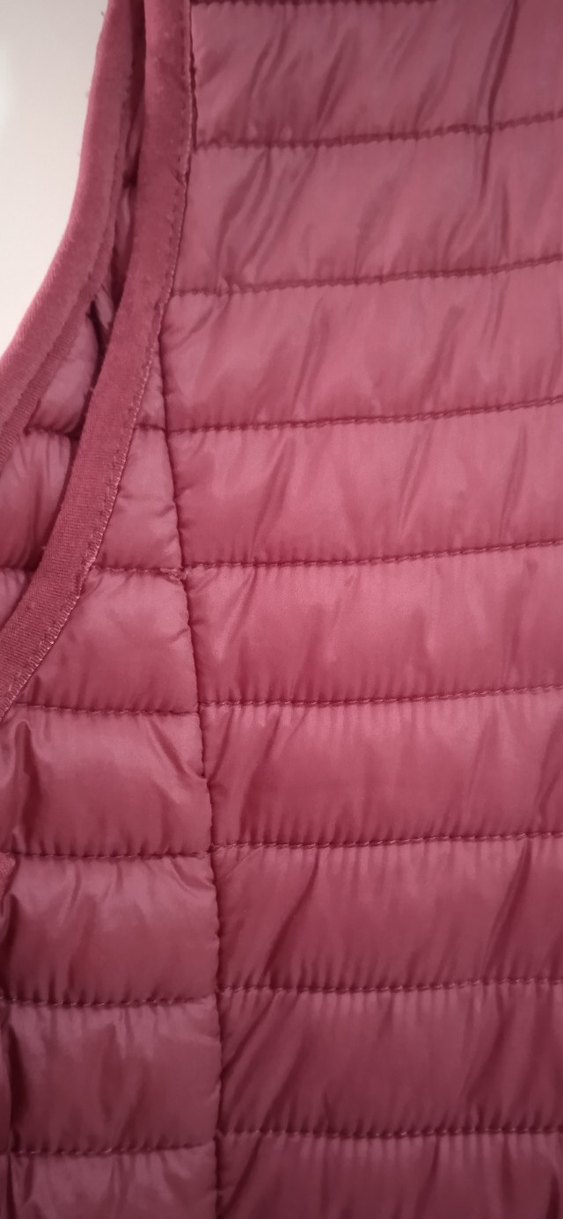 Bordo Fermuarlı Uzun Kadın Yelek - Görsel 4