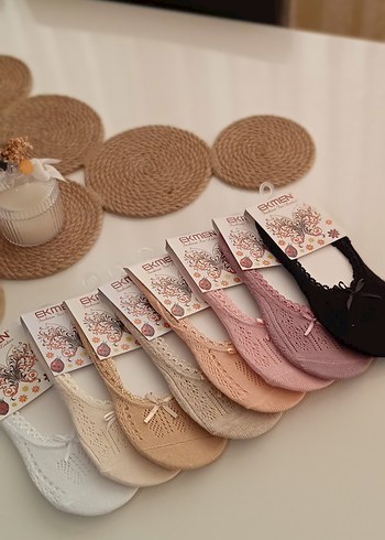 Dantelli  Çorap babet - Görsel 6