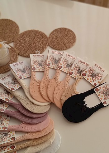 Dantelli  Çorap babet - Görsel 4