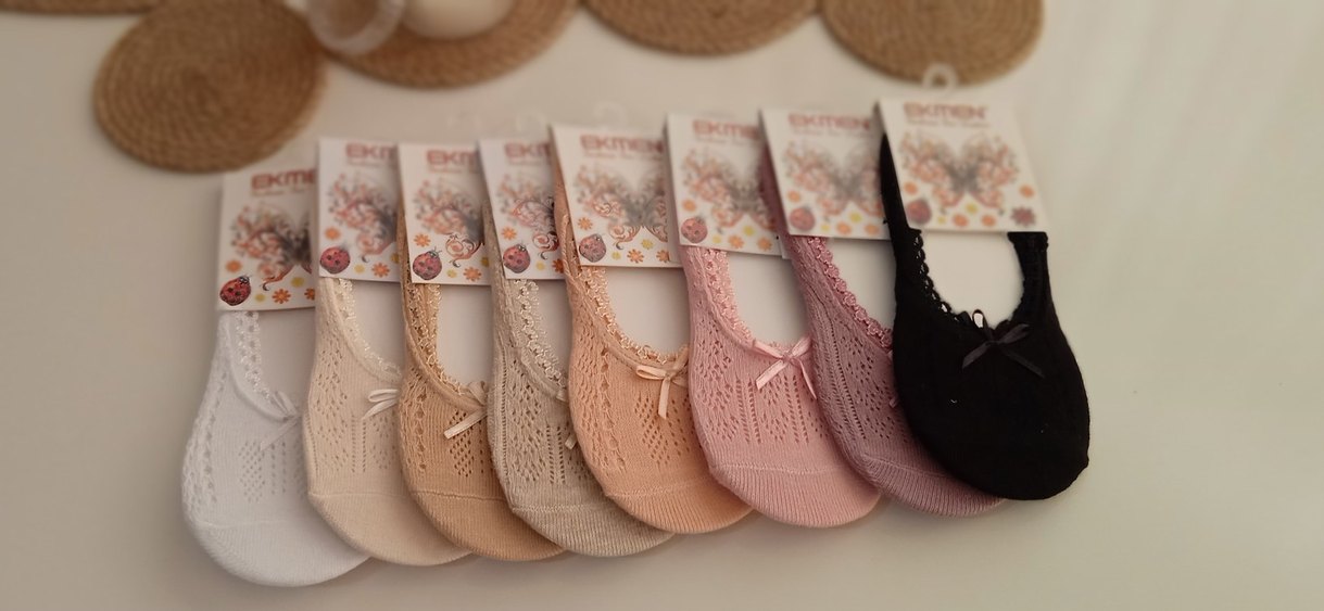 Dantelli  Çorap babet - Görsel 3