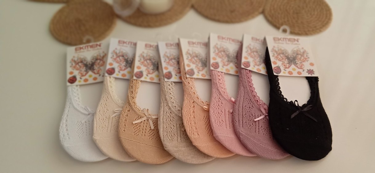 Dantelli  Çorap babet - Görsel 2