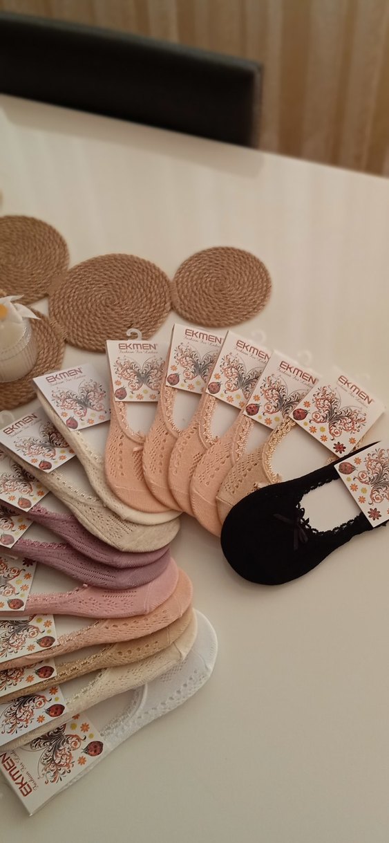 Dantelli  Çorap babet - Görsel 4