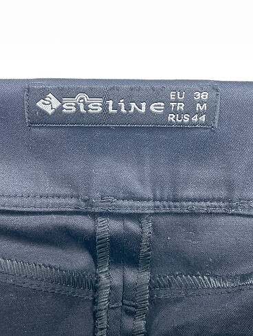 38 Beden siyah Renk Sisline Mini Etek %70 İndirimli.