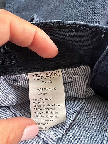10 Yaş Beden lacivert Renk Terakki okul forma şort 9-10 yaş