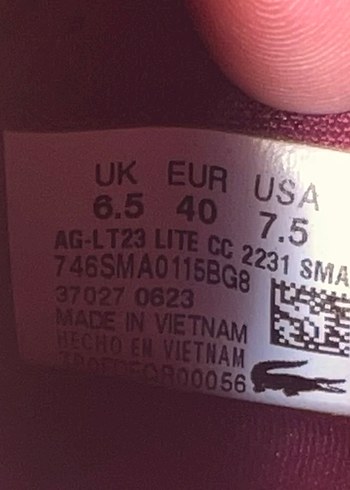 Lacoste AG-LT23 Ultra Erkek Sneaker - Tenis Ayakkabı 40 numara - Görsel 5