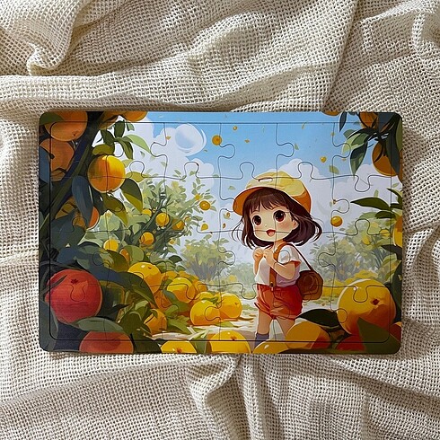 24 Parça Ahşap Puzzle