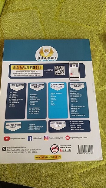  Bilgi sarmalı tyt kimya soru Bankası 