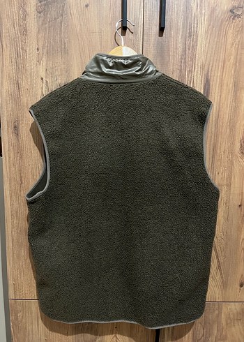 Fermuarlı Kahverengi Kadın Polar Yelek - Görsel 4