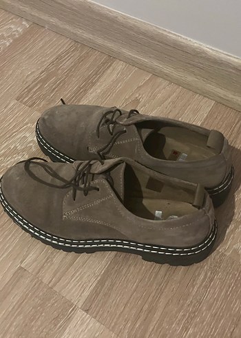 Elle Kahverengi Süet Kadın Oxford Platform Ayakkabı