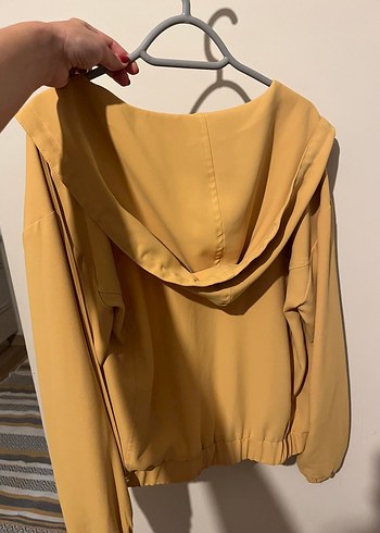 40 Beden sarı Renk Sarı Ekol Polyester Üst Ceket